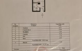 Apartament 2 camere Drumul Taberei - 20 m metrou Raul Doamnei! - Schiță 16