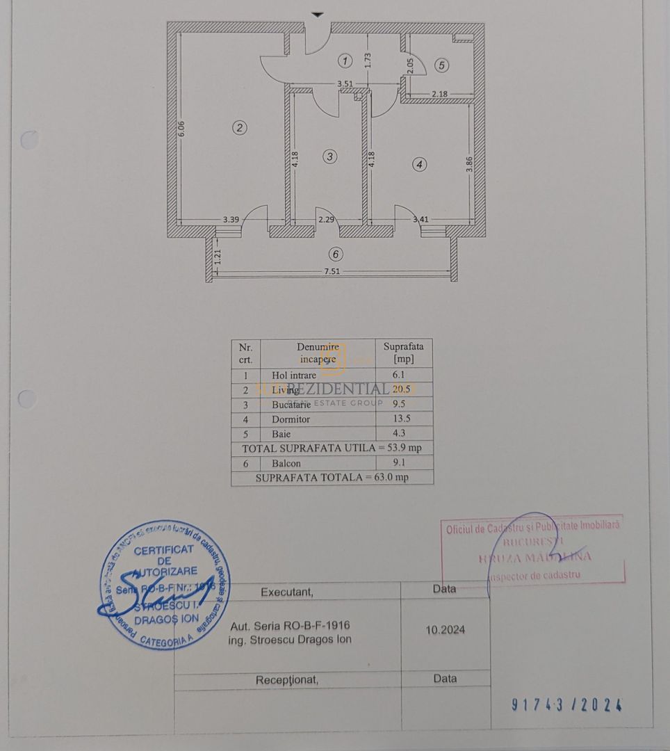 Apartament cu 2 camere, mobilat si utilat premium, Parc Tudor Arghezi - Schiță 8