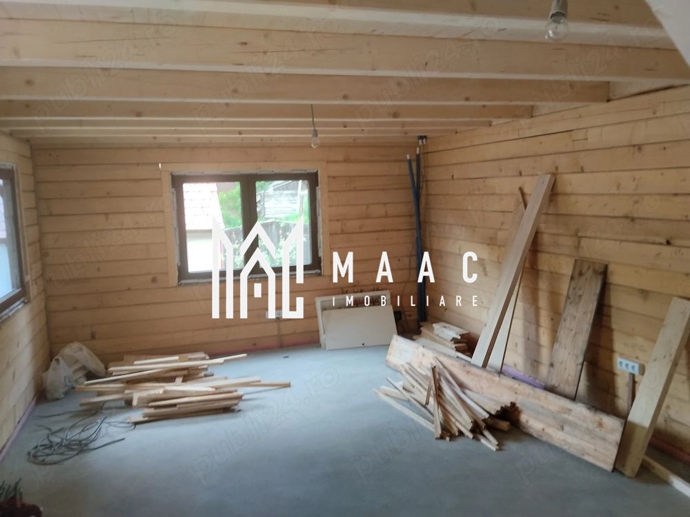 Casă nouă din lemn | Curte generoasă | Rășinari - Poză 2