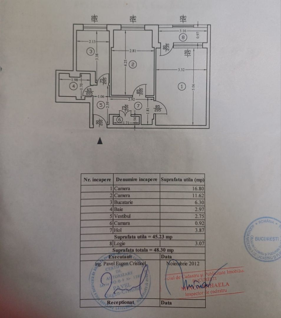 Apartament 2 camere Metrou Obor Colentina - Schiță 20