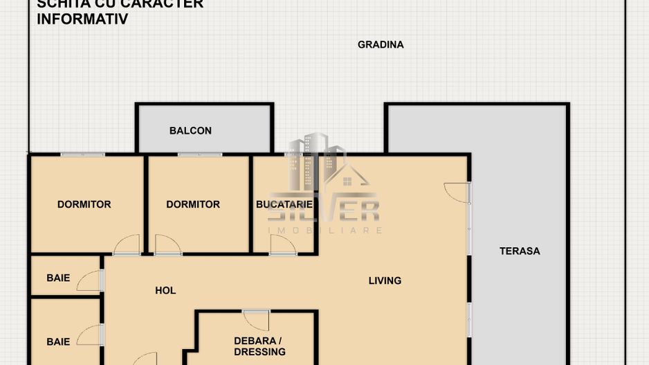 Apartament 3 camere cu terasa, gradina si parcare subterana si boxa - Poză 1