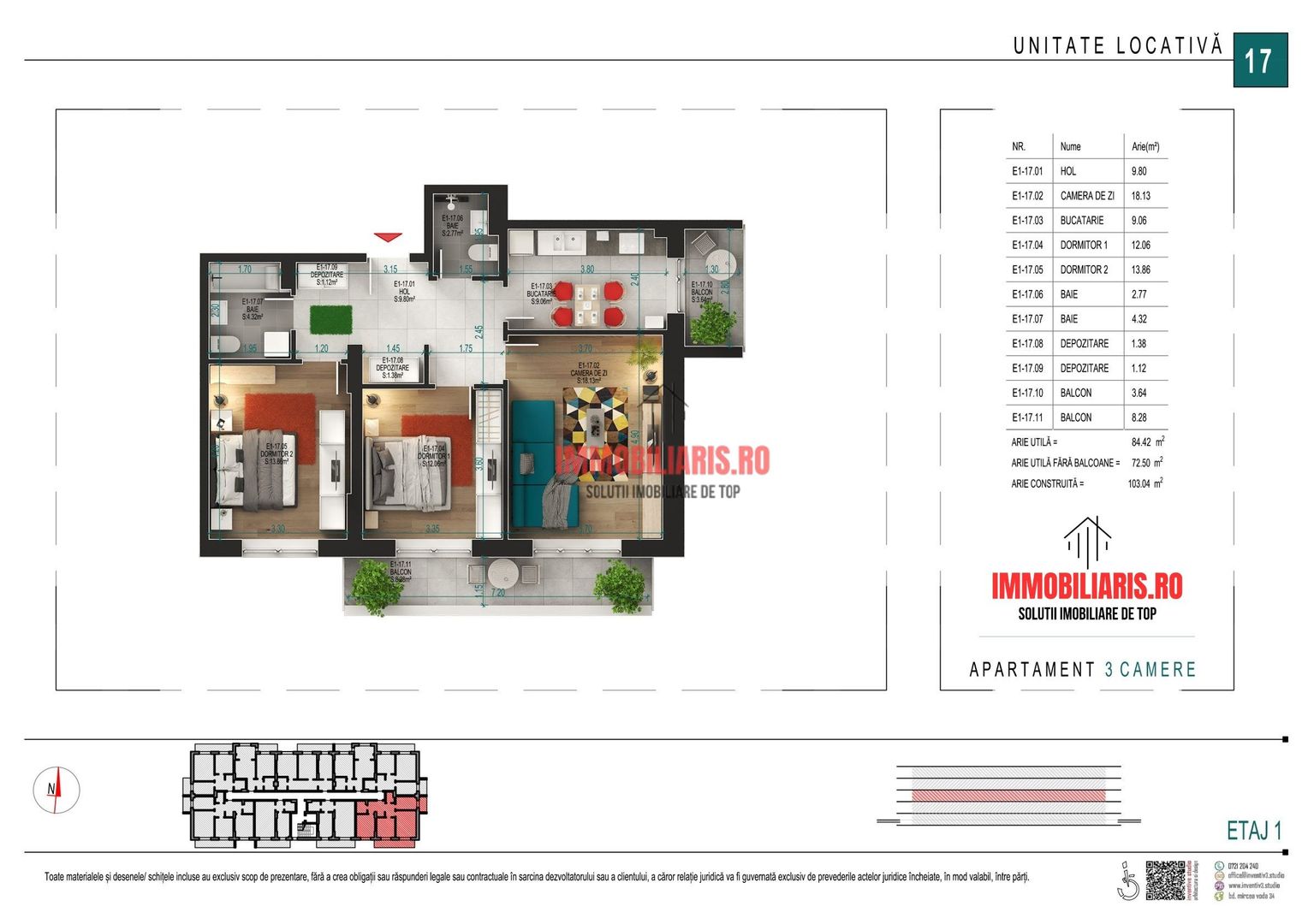 Titan-Pallady-Metrou - Parcare Bonus - Direct Dezvoltator - Poză 2