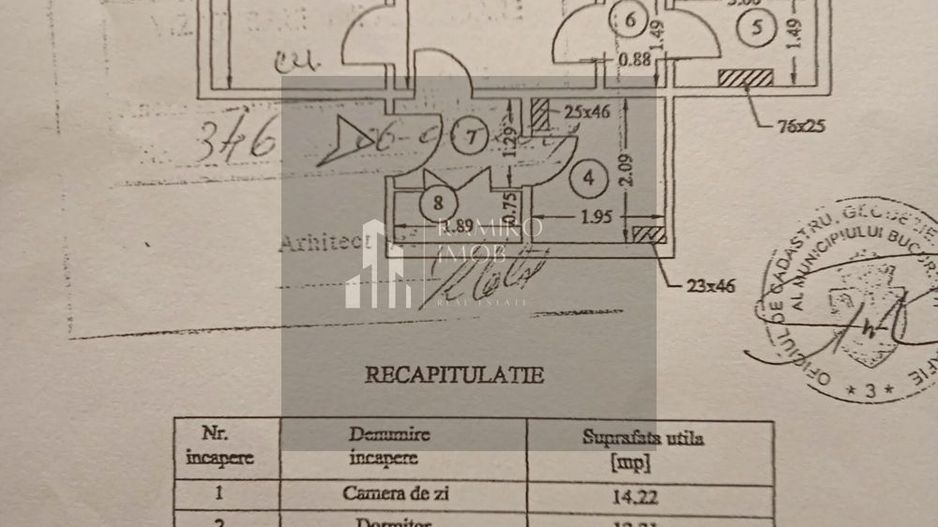 Apartament 3 camere – 50 mp – lângă Parcul IOR și metrou – Parter - Poză 5