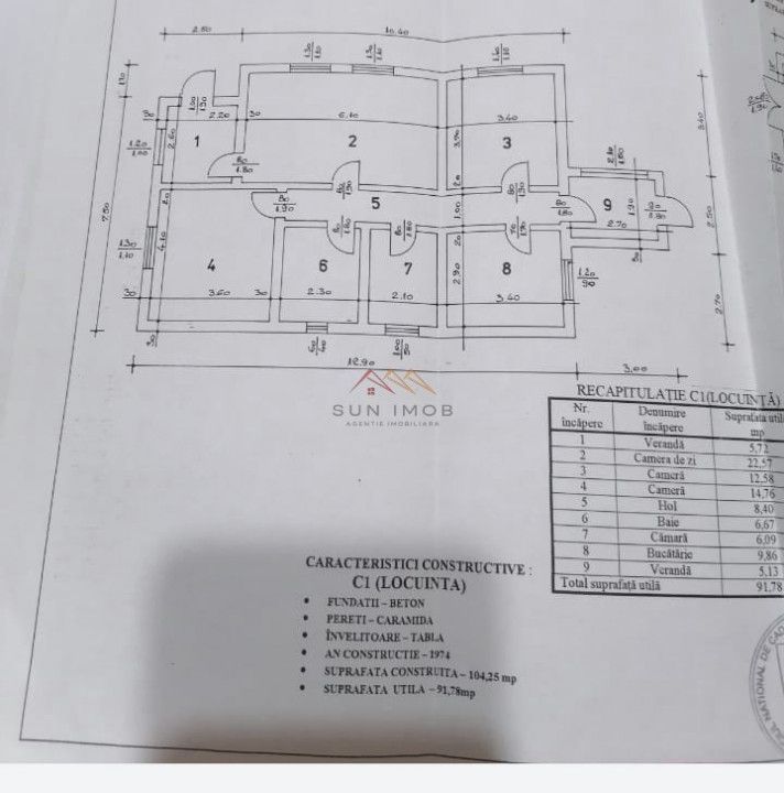 Casa 3 camere + Anexe, garaj, teren 2500 m2, an 1974, CT, Magurele, PH - Poză 25
