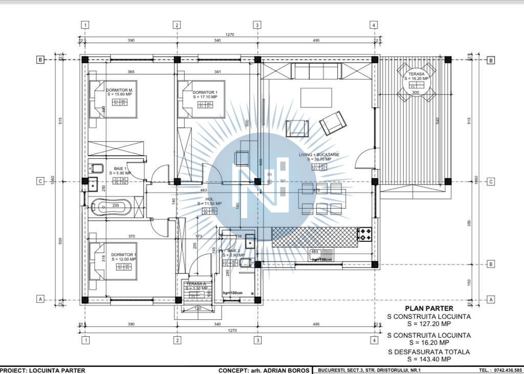 Vila Domnesti Ilfov Constructie finalizata 2022 COMISION 0 % - Schiță 8