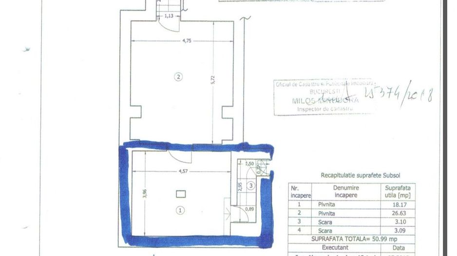 Spatiu comercial 39,22 mp + 18,17 mp pivnita + curte 18 mp - sos. Viilor - Poză 16