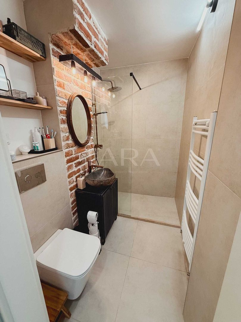 Apartament renovat complet, mobilat ,balcon 9 mp, view panoramic. - Poză 5