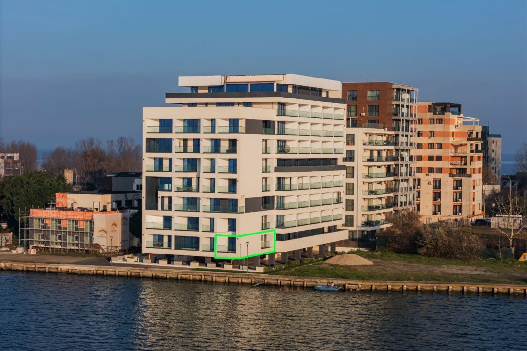 2 camere Mamaia | Private Lake- bloc 2025| Vedere frontală la lac, la 5 m de apa - Poză 2