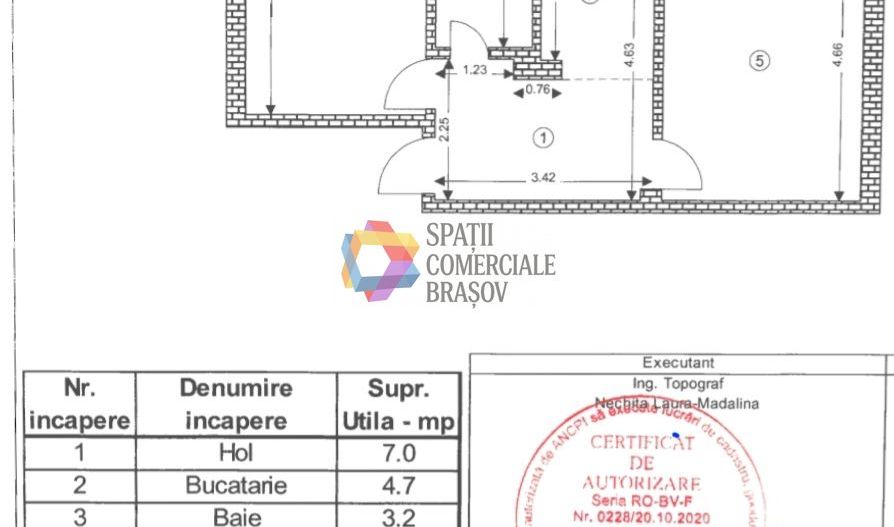 Apartament cu doua camere, zona Astra 48 mp - Poză 18