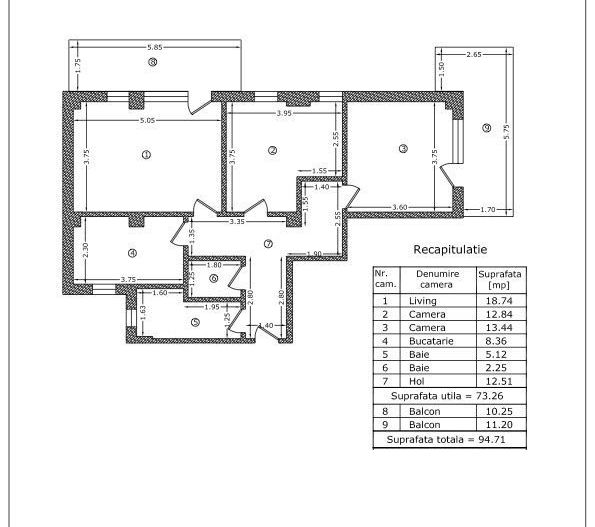Vanzare 3 camere finisat+parcare-parc Bazilescu-Bucurestii Noi - Poză 6