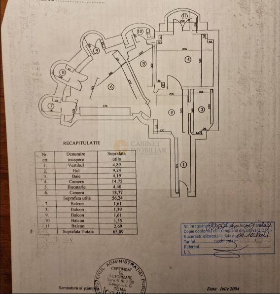 2 camere I Calea Victoriei I Etaj intermediar I Decomandat - Poză 14
