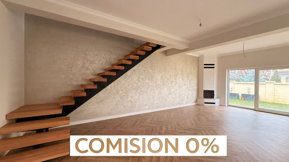 Comision 0%  Duplex modern P+1 | 128 mp utili | Curte amenajata | - Poză 1