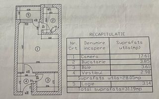 Garsonieră – Drumul Taberei, zona Sibiu – Ghencea - Schiță 7
