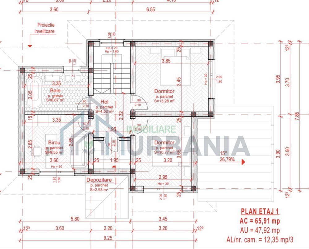Casă individuală cu 4 camere, 2 băi, P+1E, în Valea Ursului, zona Pădurii Uricani, strada Arțarului - Poză 7