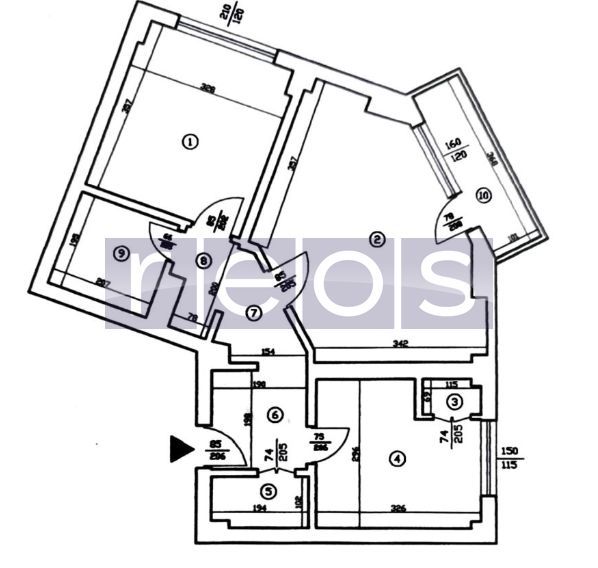 VANZARE 2 CAMERE | DECOMANDAT | BLOC 1982 | ZONA TITULESCU - Schiță 9