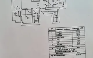 OPORTUNITATE | APARTAMENT 3 CAMERE  AVIATIEI | CURTE 60MP | DECOMANDAT - Poză 11