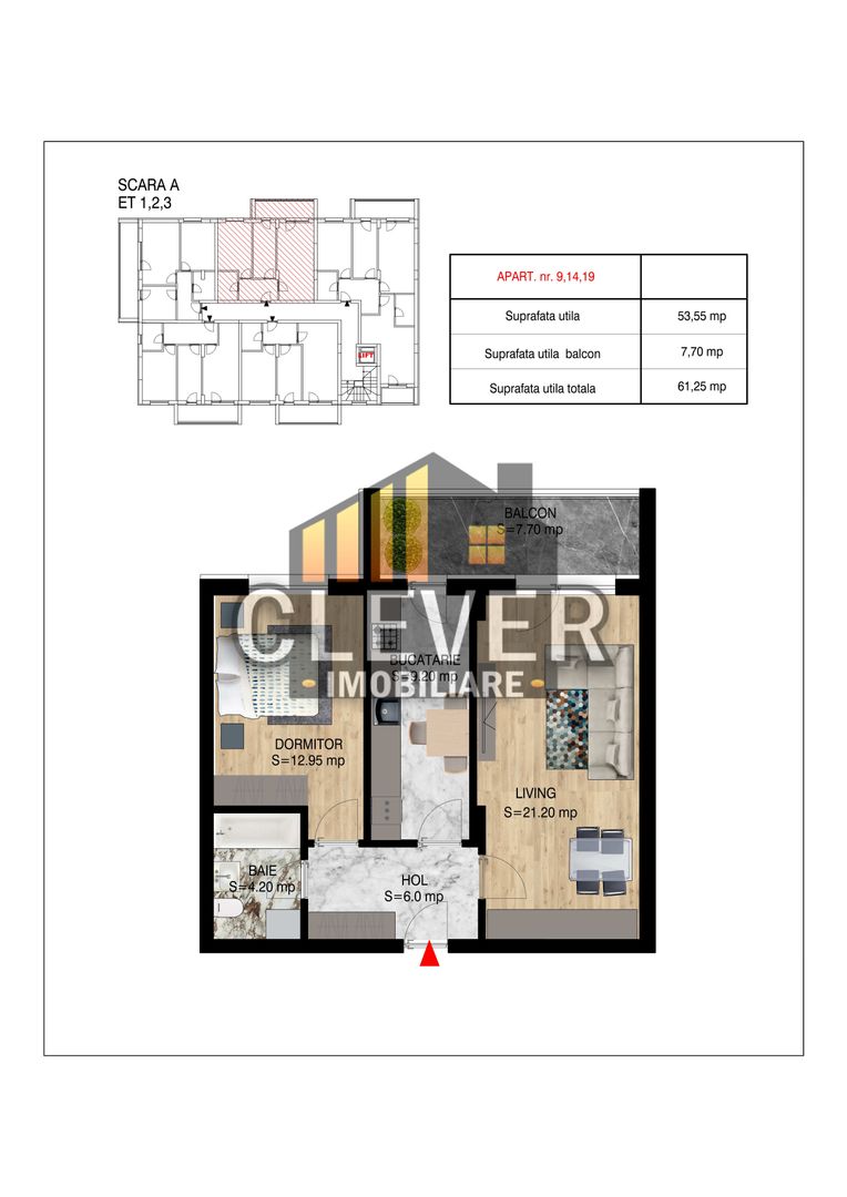 Theodor Pallady-Metrou Nicolae Teclu-2 camere-Comision 0 - Schiță 6