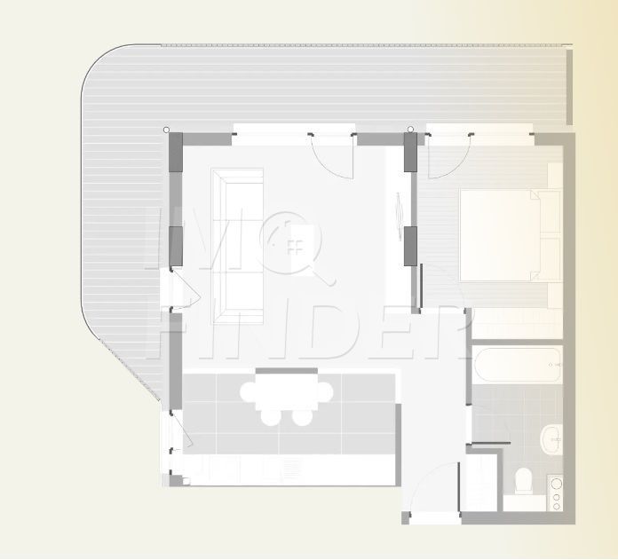 2 camere | terasa mare | etaj 5/8 |bloc nou | FARA COMISION | Floresti - Poză 9