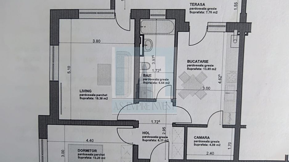 Apartament 2 camere de vânzare / zona Subcetate - Poză 19