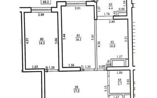 Vânzare, apartament, 2 camere, strada Vasile Lupu, Buiucani - Poză 3