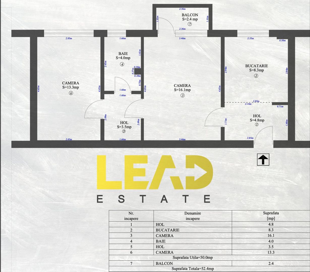 De Vanzare Apartament 2 cam, 50 mp utili, Str Neptun, Comision 0% - Poză 2