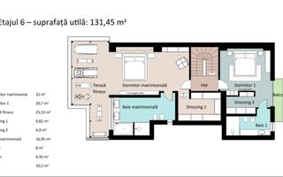 Extraordinary Penthouse *380 SQM useful* 3 parking // Primaverii - Schiță 57