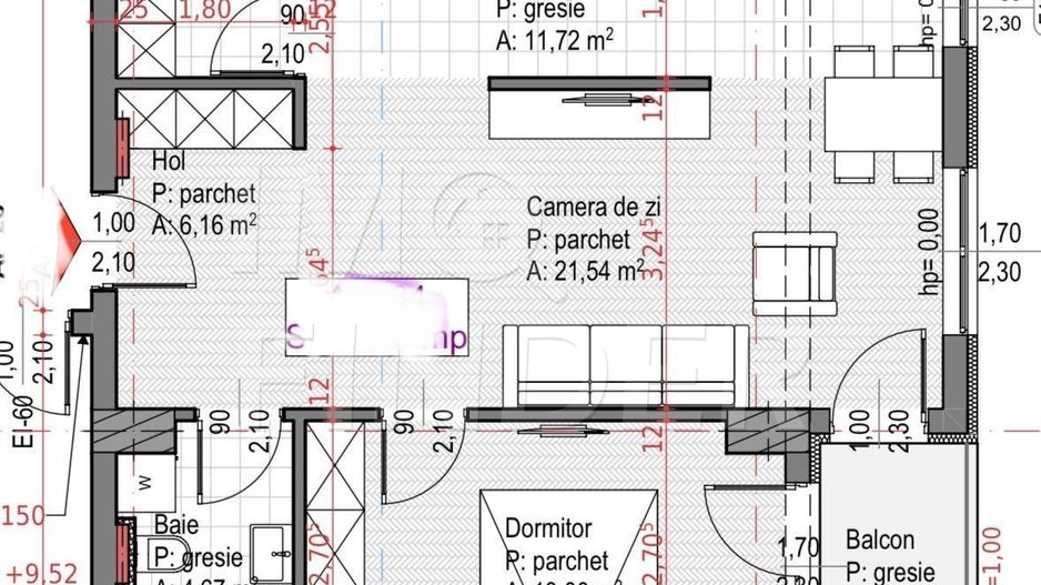 Apartament 2 camere,  60 mp, Soporului,  zona bazei sportive - Poză 3