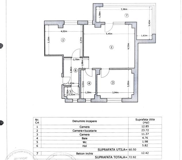 Apartament Modern Superb | Militari Residence REZERVELOR 2019 - Schiță 16