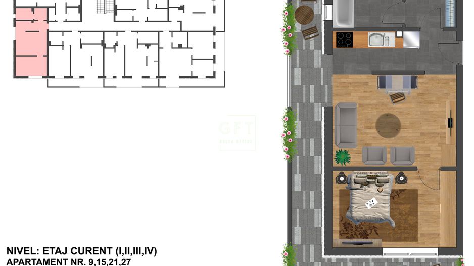 APARTAMENTE NOI, PLATA IN RATE, COMISION 0 % - Poză 12