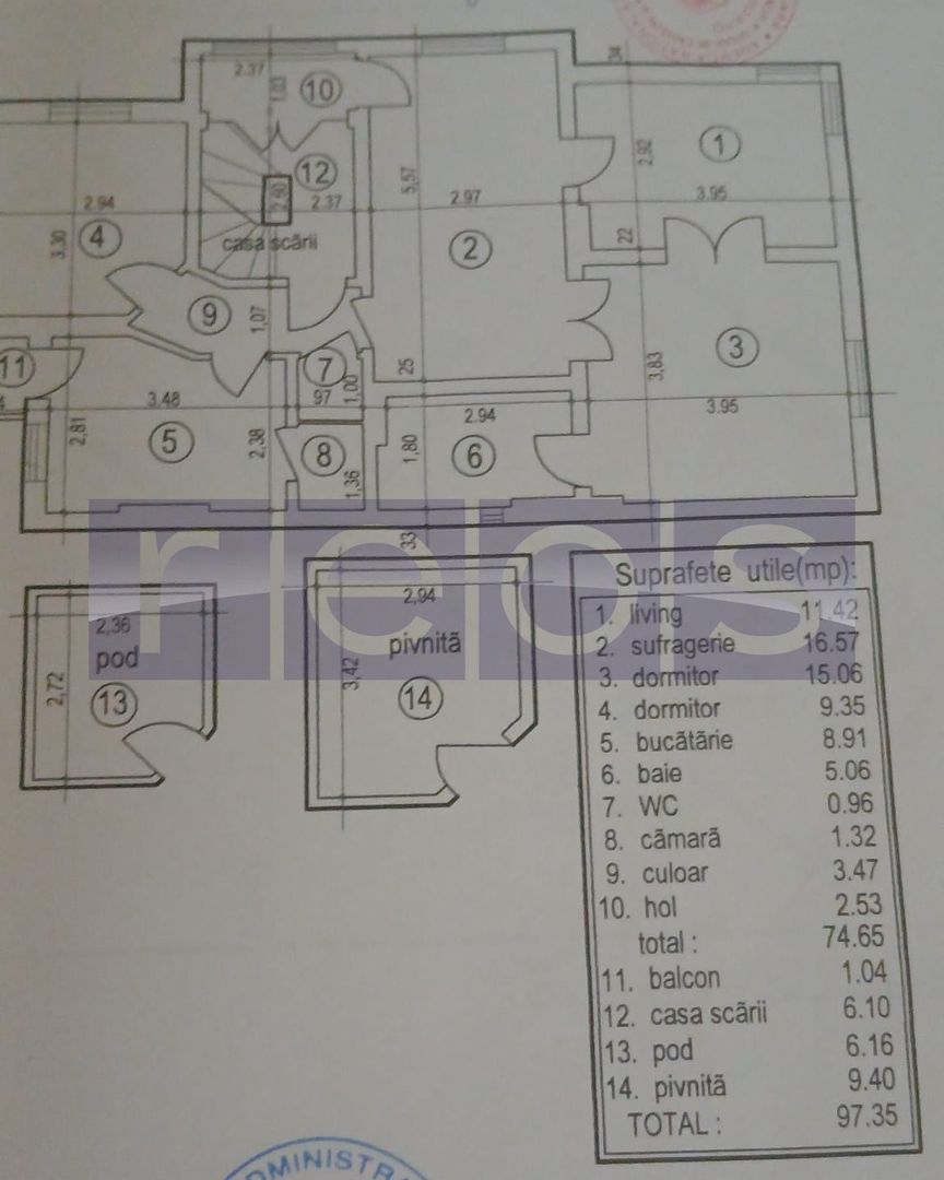 APARTAMENT ÎN VILĂ INTERBELICĂ | 4 CAMERE SPAȚIOASE | CURTE + CENTRALA PROPRIE | - Poză 7