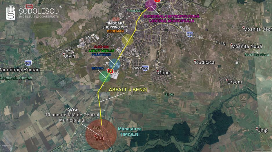 Teren pentru servicii Sag-Manastire - Poză 3