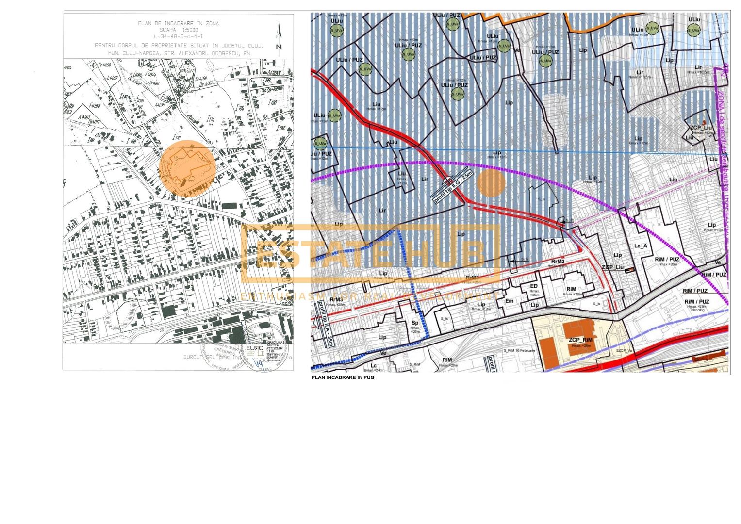 Teren cu PUZ aprobat si parcelat zona Dambul Rotund - Poză 2