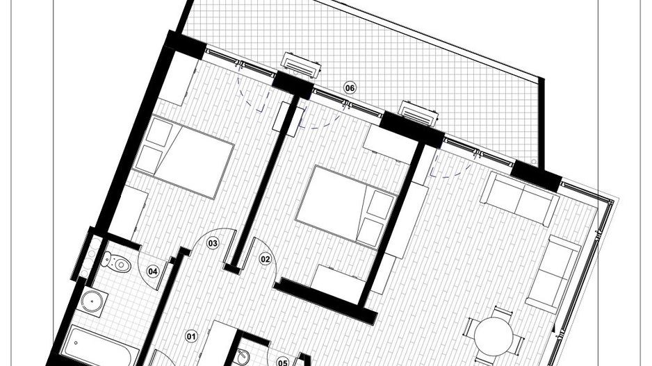 Tomis Plus - Celine Elegance - Vânzare apartament cu 3 camere, etaj 4. - Poză 13