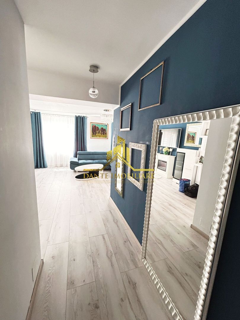 3 camere, mobilat modern, bloc nou, balcon, parcare, Buna Ziua - Poză 9