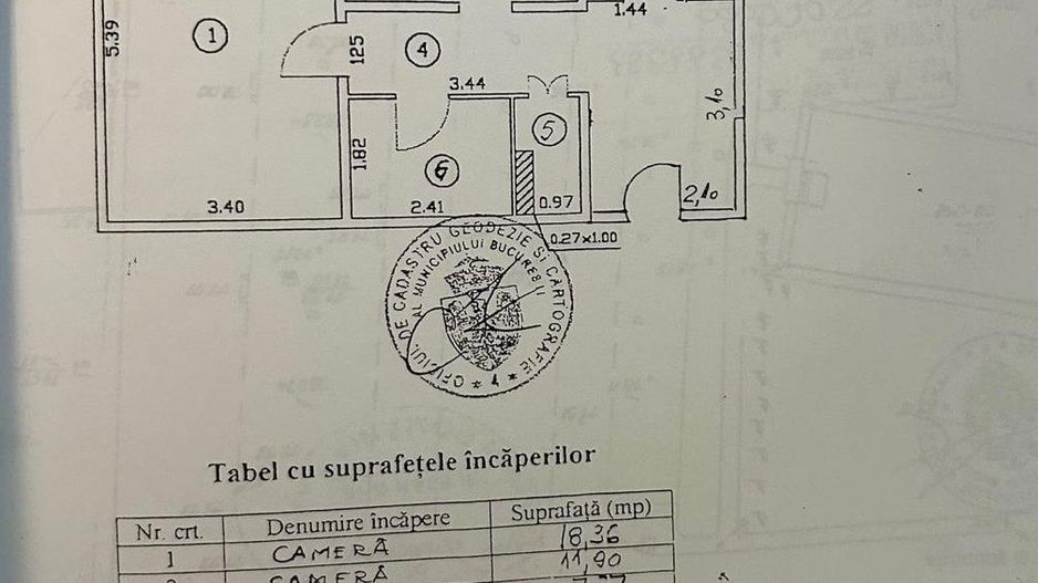 Apartament 2 camere decomandat 59 mp – Mutare imediată - Schiță 12