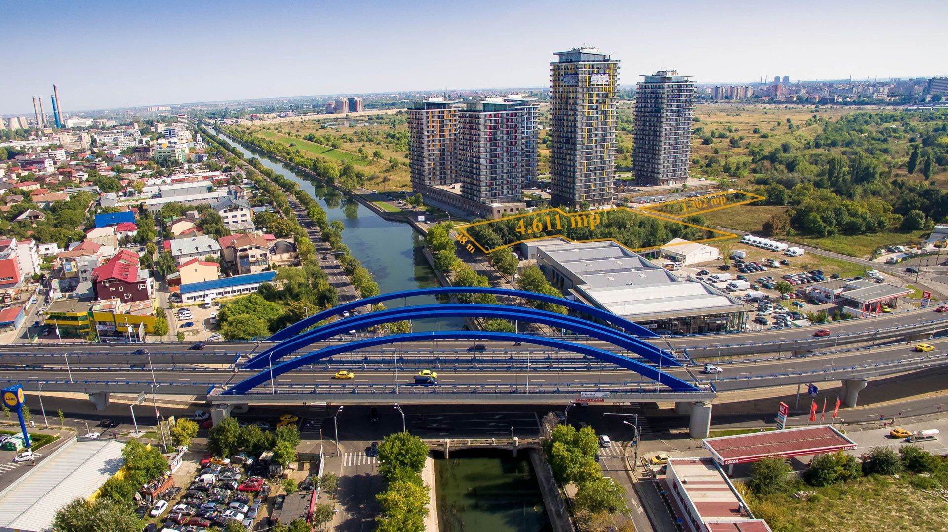 TEREN 5.913 MP – MIHAI BRAVU | 3 Deschideri | Metrou 380 m | - Schiță 7