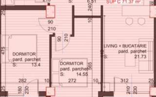 Apartament modern cu 3 camere – 61 mp utili – finisaje în curs – Etaj 3 - Poză 9