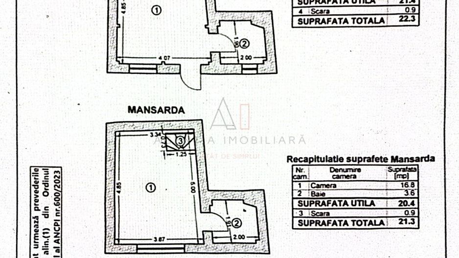 Casa P+M 2 Camere | Zona Dacia - Schiță 15
