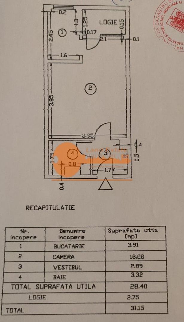 Garsonieră modernă și complet utilată – Dristor, la cheie - Schiță 10