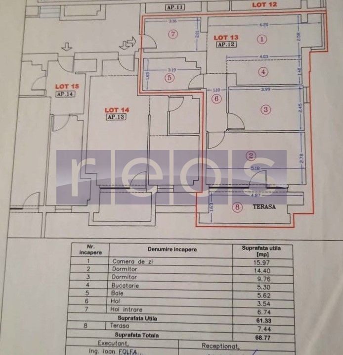 VANZARE APARTAMENT 3 CAMERE 69MP PALLADY TOWERS ZONA 1 DECEMBRIE 1918 - Poză 12
