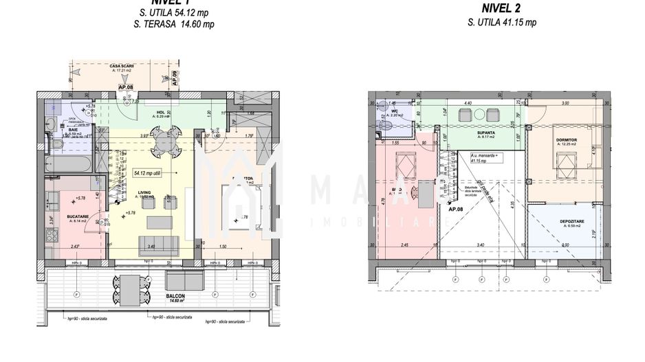 Penthouse pe 2 niveluri - FINISAT LA CHEIE - intabulat I Comision 0% - Poză 12