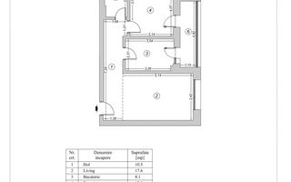 Apartament 2 camere decomandat | Sector 4 – Strada Postalionului - Schiță 6
