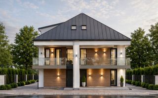 VILE PREMIUM P+1+M | PROIECT NOU | 5 CAMERE | CURTI PRIVATE | 2 PARCARI | - Poză 2