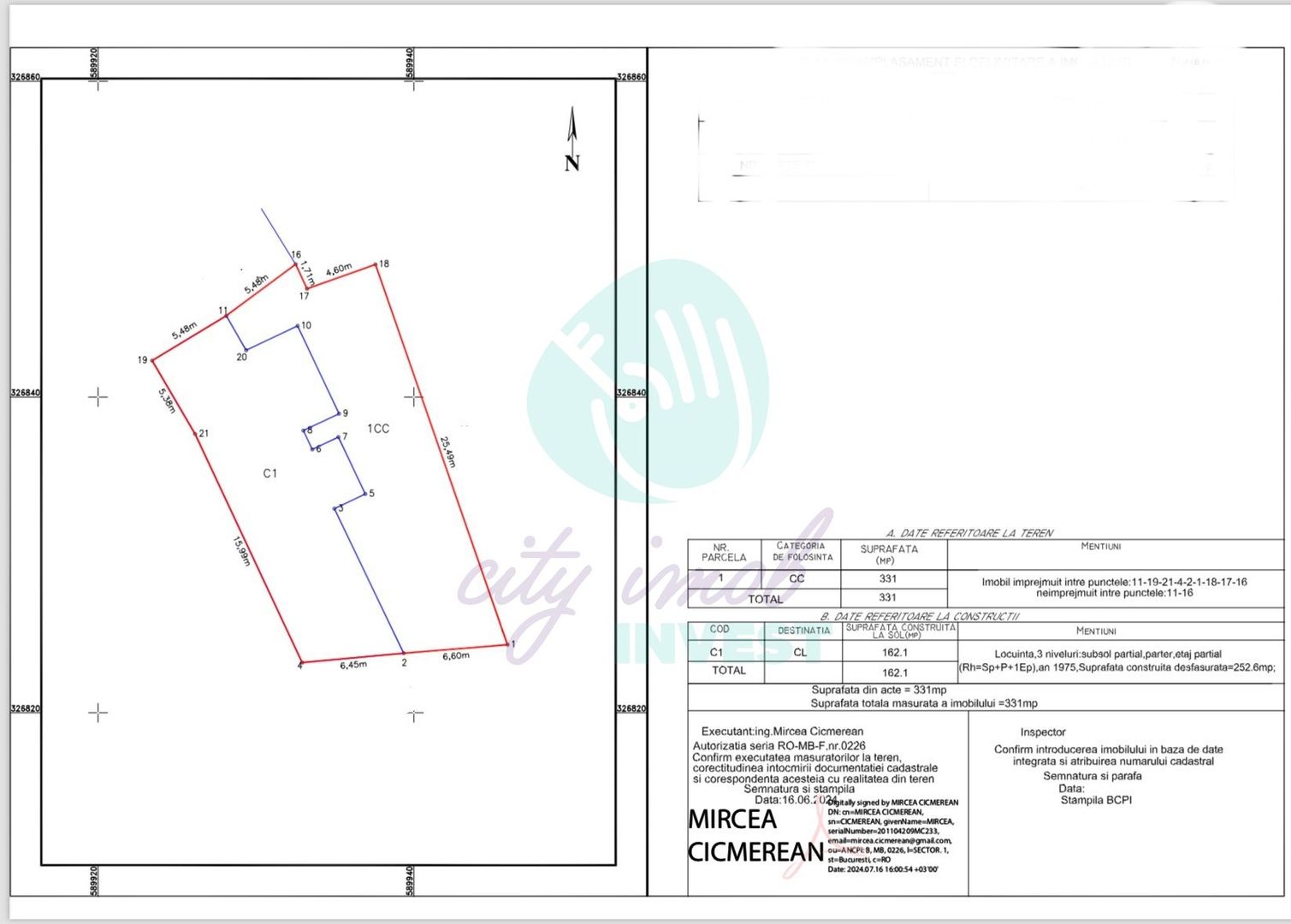 Casa formata din 2 corpuri cu TEREN 433 MP - Poză 15