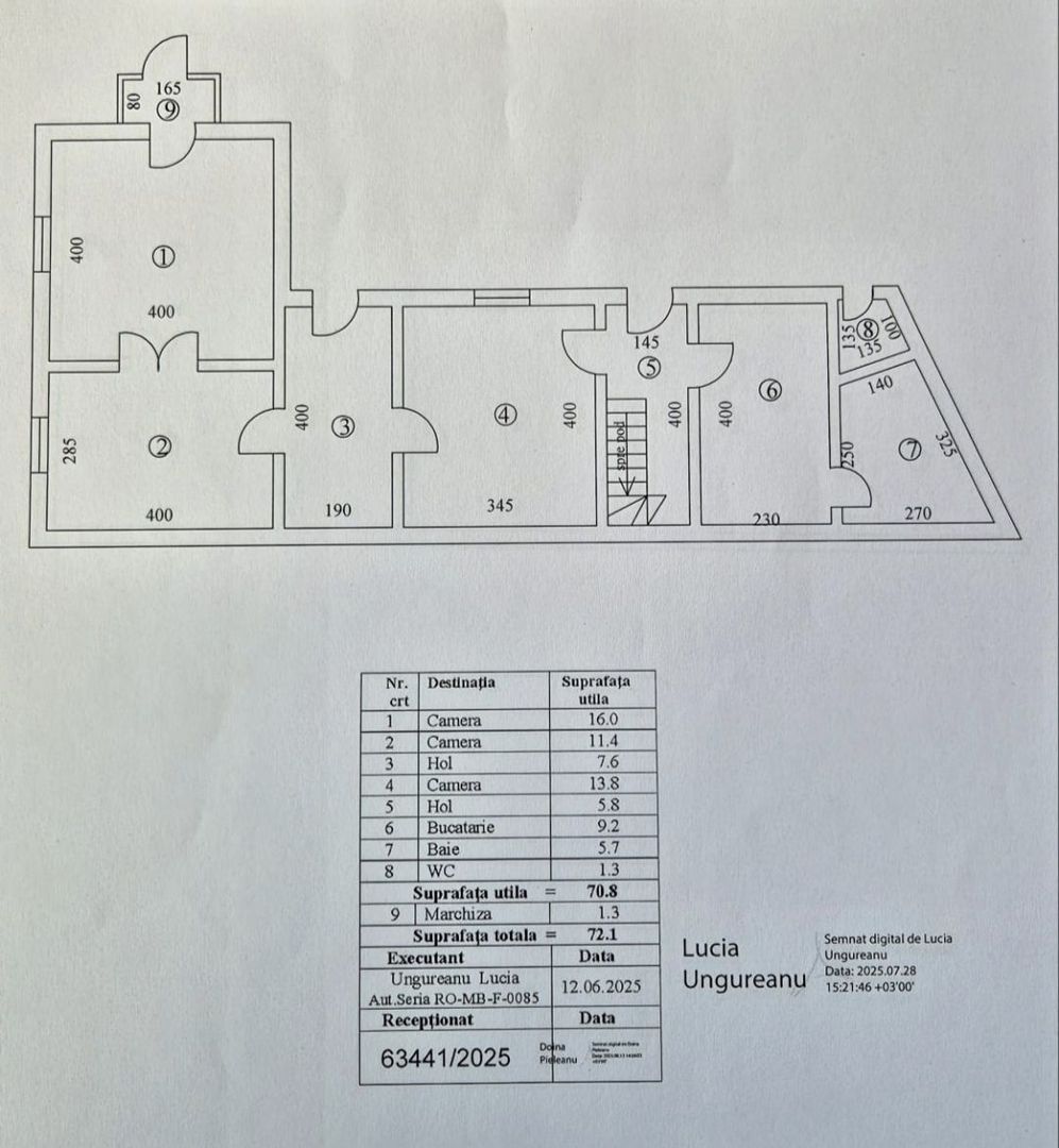 Casa P+Pod 95,45 mp + teren 140 mp - parcul Carol - Poză 7