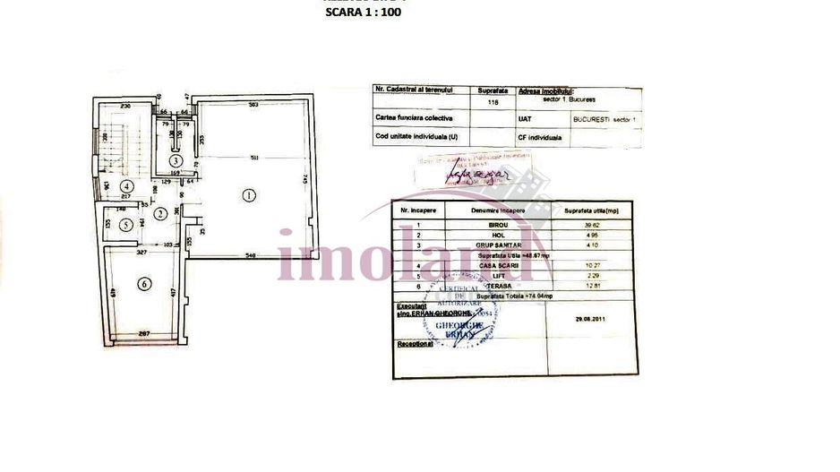 Spatiu birouri - office - Dorobanti - Schiță 22