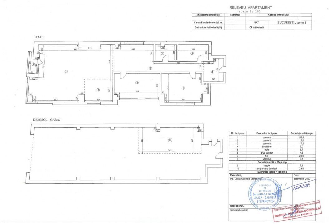 Apartament 3 camere - Aviatorilor | Loc de parcare - Poză 20