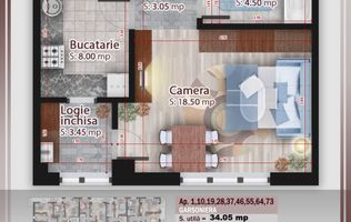 Garsoniera ideala pt  investitie Titan Pallady Metrou Nicolae Teclu