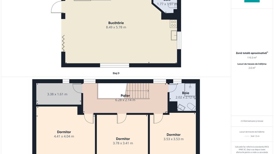 Cabană deosebită cu 4 camere în Căsoaia - Poză 8