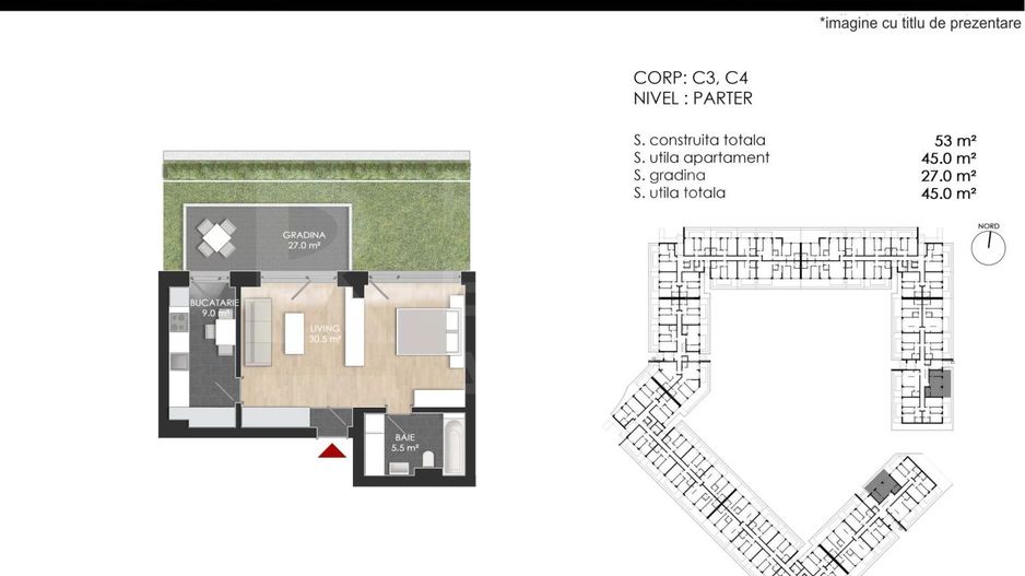 Vânzare, apartament cu 1 cameră, zona Bucureștii Noi, București - Poză 3